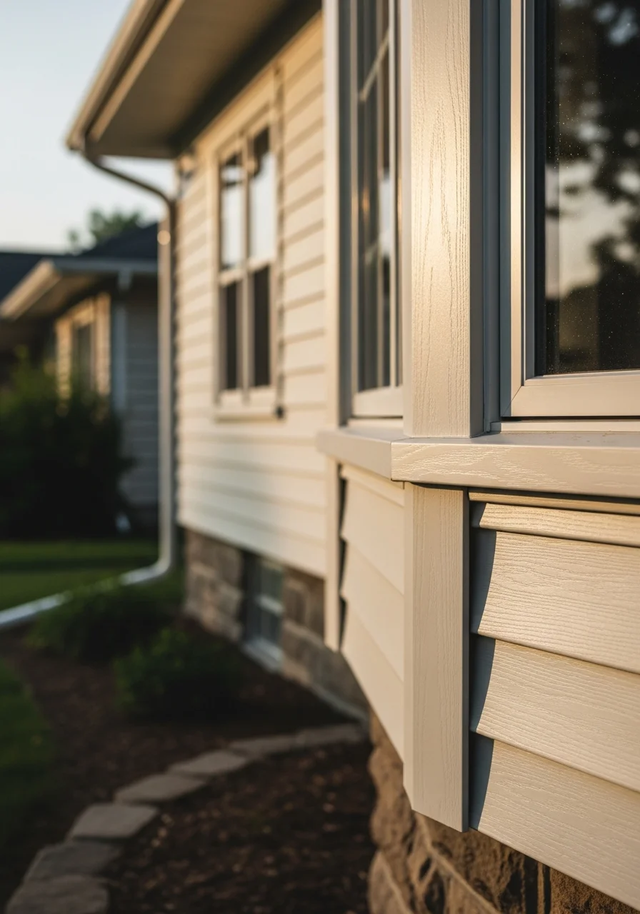 A close-up of professional workmanship on an Oshkosh home, demonstrating quality materials and skilled execution.